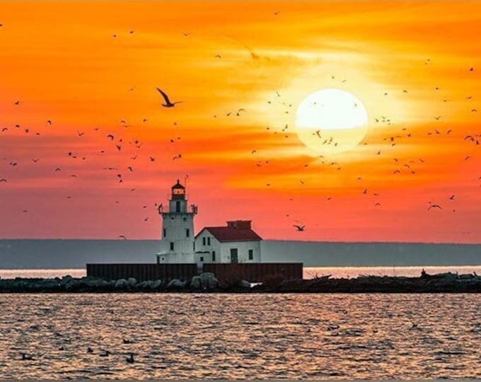 Cleveland Harbor West Pierhead Lighthouse (Fine Art Print)