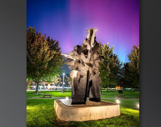Aurora Borealis in Ohio | Cuyahoga Falls | Don Drumm | Northern Lights | Wall Art | Apartment Decor | Wall Decor | Ohio | Akron | Cleveland