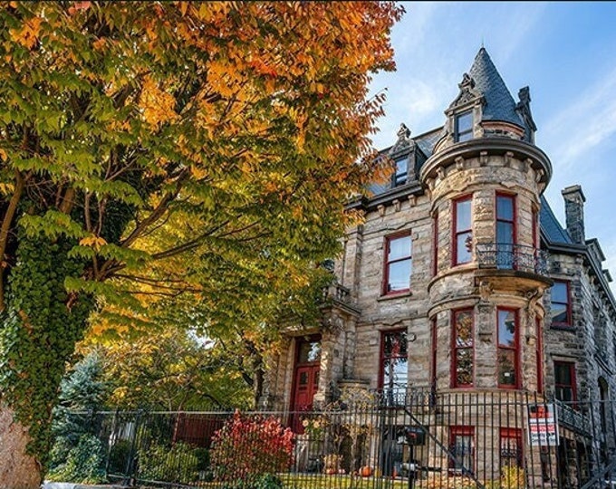 Franklin Castle during Autumn - Cleveland, OH (Fine Art Print)