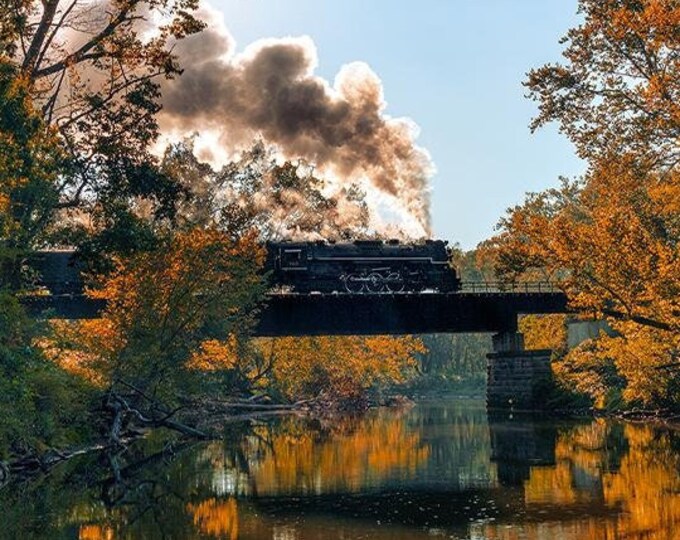 Steam in The Valley (Horizontal) | Cuyahoga Valley National Park | National Park Service | Cleveland | Akron | Ohio | Locomotive Art |
