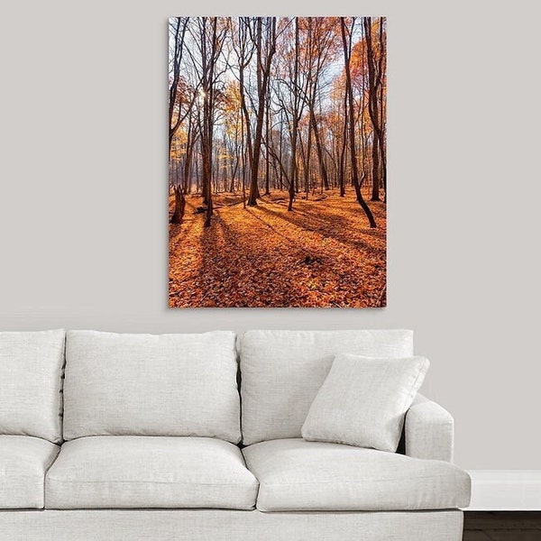 From Green to Gold - Parma, Ohio | Autumn Wall Art | Ohio Landscape | Foliage Photo | Cleveland Metropark | Fall Canvas Print | Gift for Her