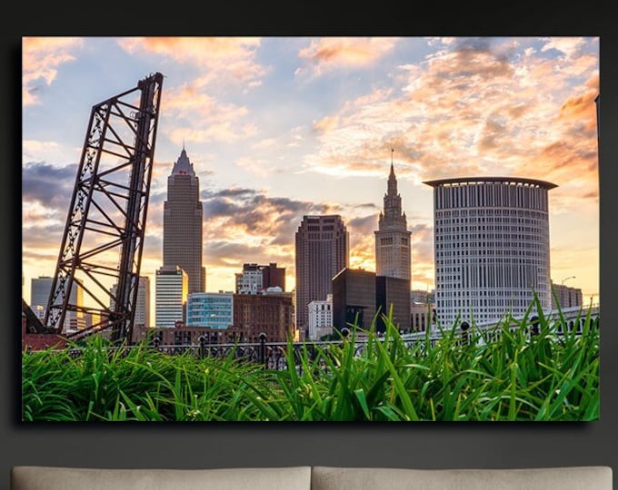 Superior Viaduct (Horizontal) | Cleveland, Ohio | Cleveland Art | Cleveland Print | Cleveland Poster | Terminal Tower | Cleveland Bridges