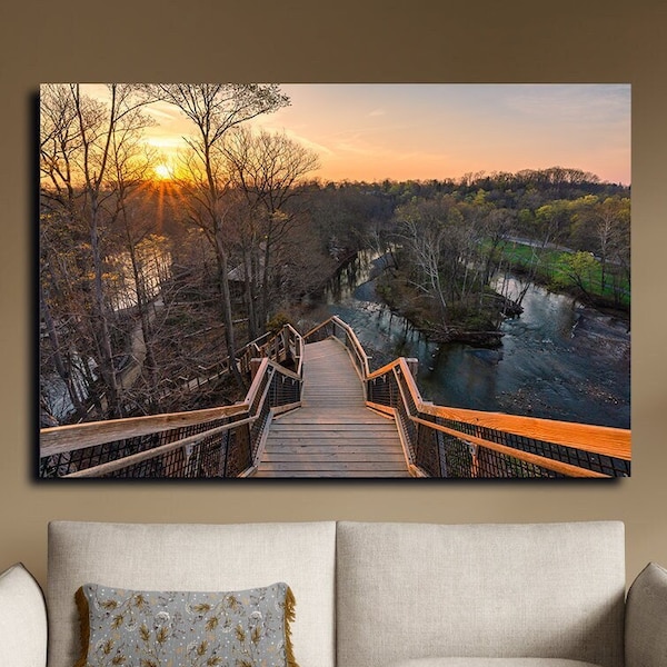 Rocky River Reservation | Cleveland, Ohio | Cleveland Metroparks | Wall Decor | Wall Art | Stairway to Heaven | Large Prints | Canvas Art