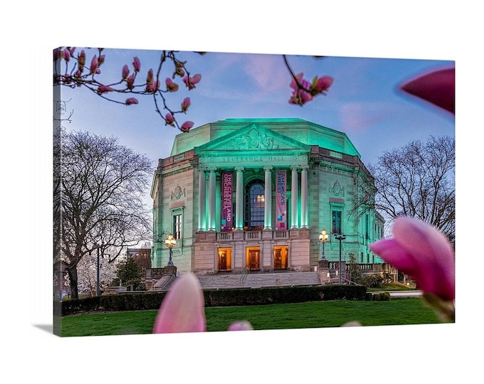 Severance Music Center Canvas (Ready to Hang) | Cleveland Orchestra | Cleveland, OH | Ohio | University Circle | Spring Colors |