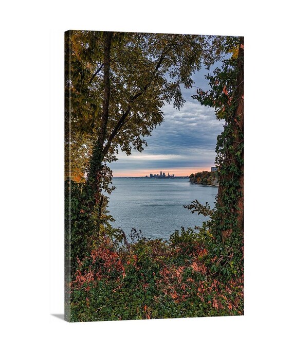 Framed (Ready to Hang Canvas) - Cleveland, Ohio