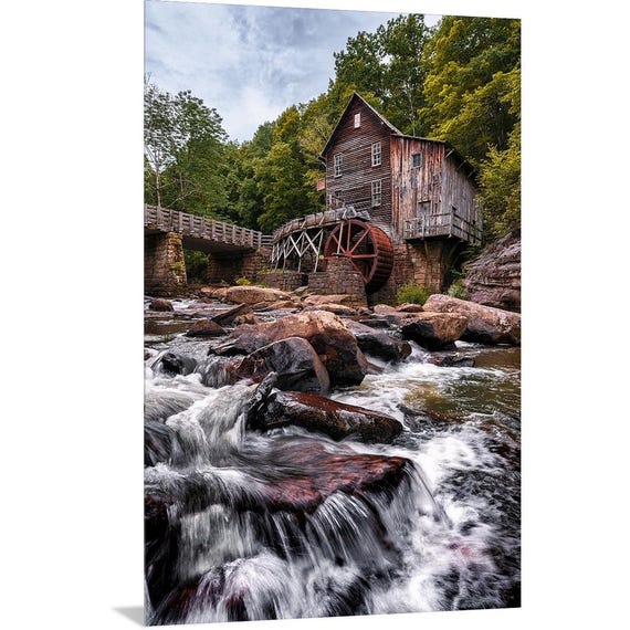 Glade Creek Grist Mill - West Virginia (Fine Art Print)