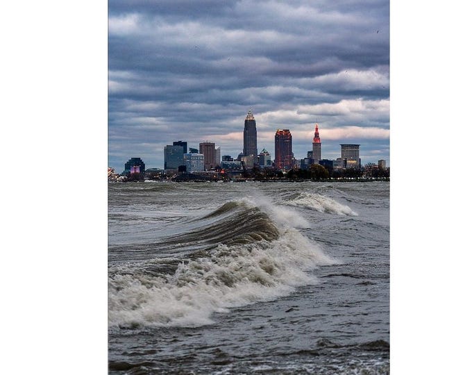 Wavy Sunday - Cleveland, OH (Fine Art Print)