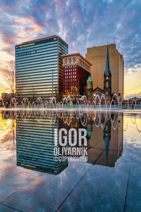 Reflections in the Square - Cleveland, OH