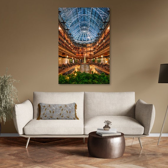 Christmas at the Old Arcade - Cleveland, Ohio | Symmetry | Christmas Decor | Christmas Gift | Gift for Her | Gift for Him | Christmas Tree