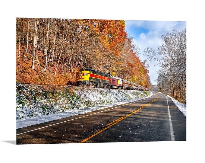 Cuyahoga Valley Scenic Railroad | CVNP | Ohio Nature | Train Art | Train Photography | National Park | Akron |  Autumn | Autumn Art | Fall