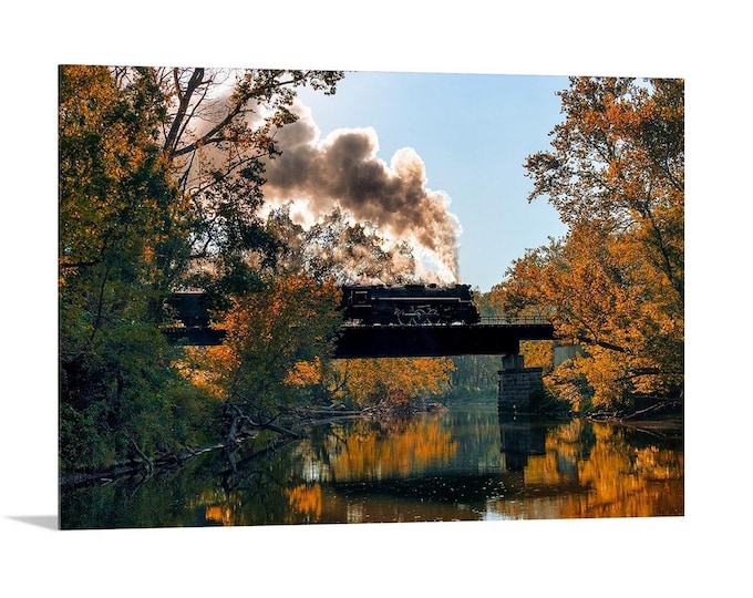 Steam in The Valley (Horizontal) | Cuyahoga Valley National Park | National Park Service | Cleveland | Akron | Ohio | Locomotive Art |
