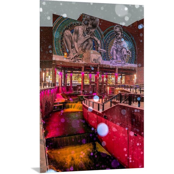 Snowy Lock 4 - Akron, Ohio