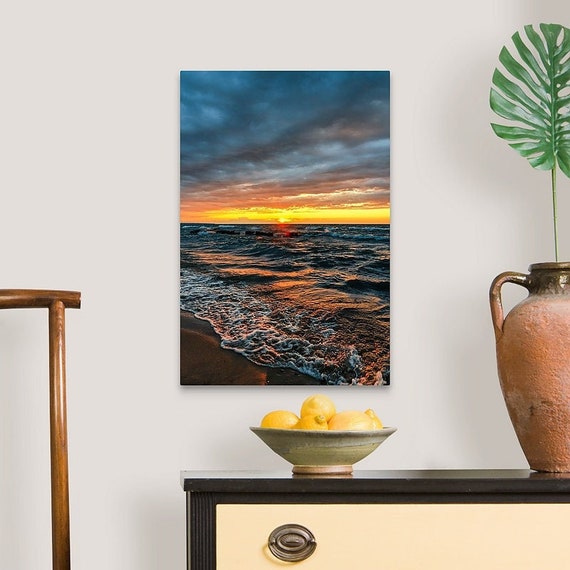 Lake Erie Sunset - Rocky River, OH (Fine Art Print)