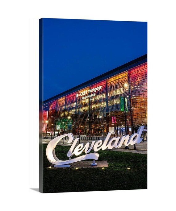 Rocket Mortgage FieldHouse Canvas (Ready to Hang) - Cleveland, Ohio