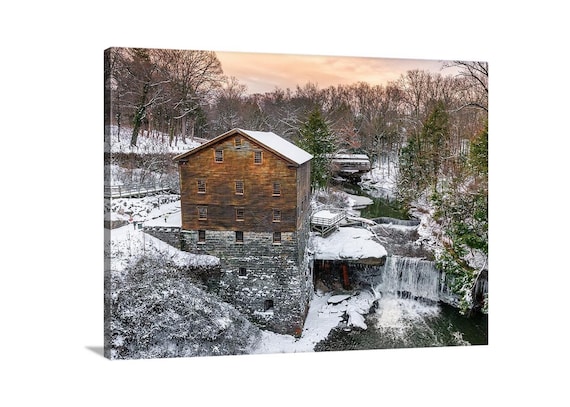 Lanterman's Mill Canvas (Ready to Hang) - Youngstown, OH