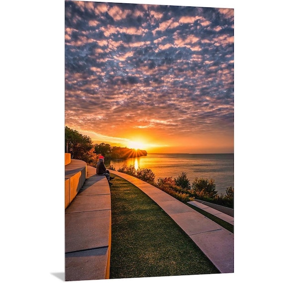Solstice Steps Sunset - Lakewood, Ohio (Fine Art Print)