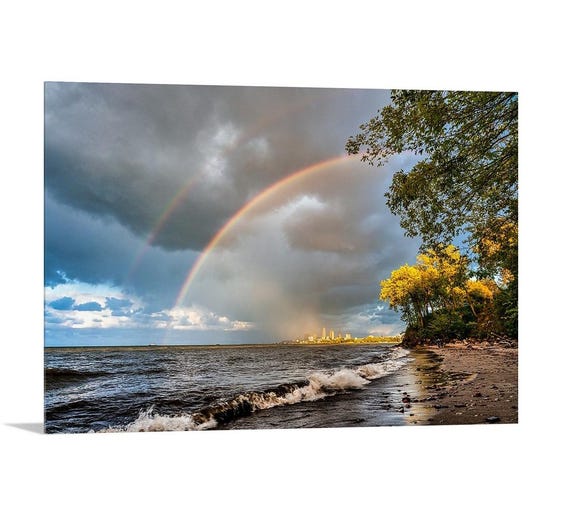 Double Rainbow over Cleveland