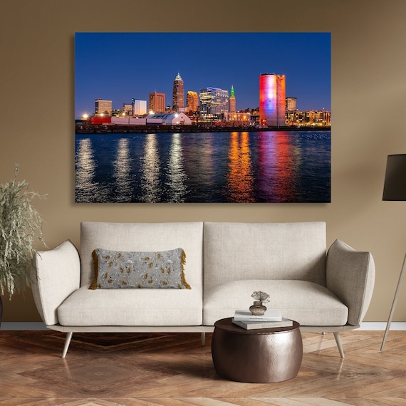 Downtown Cleveland from Wendy Park  (Fine Art Print)