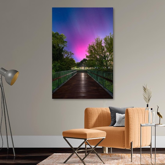 Aurora Borealis in Cuyahoga Falls, Ohio