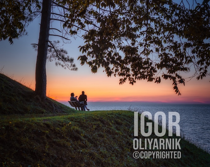 Conversations - Rocky River, OH (Fine Art Print)