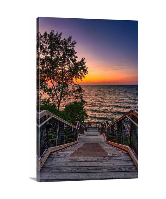 Lake Erie Bluffs (Ready to Hang Canvas) - Ohio