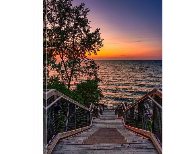 Lake Erie Bluffs (Ready to Hang Canvas)