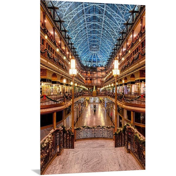 Christmas at The Old Arcade - Cleveland, Ohio