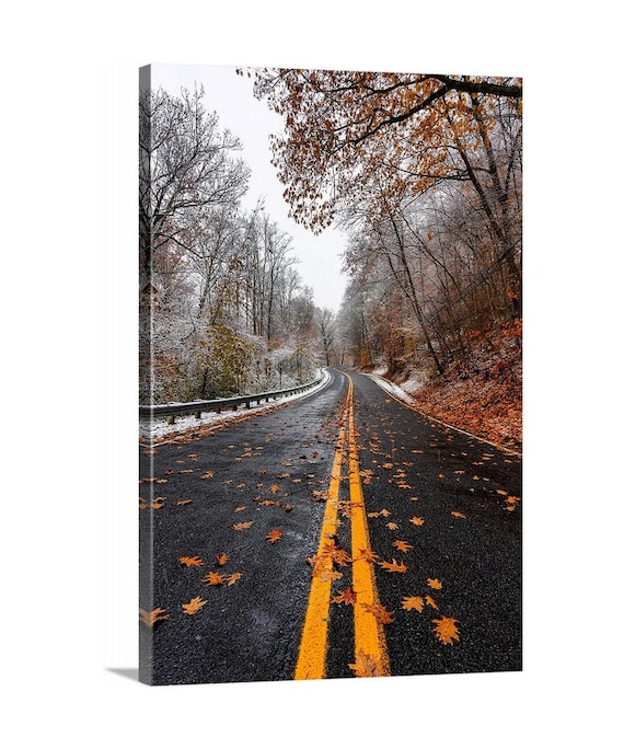 Clash of Seasons Canvas (Ready to Hang) - Cuyahoga Valley National Park, Ohio
