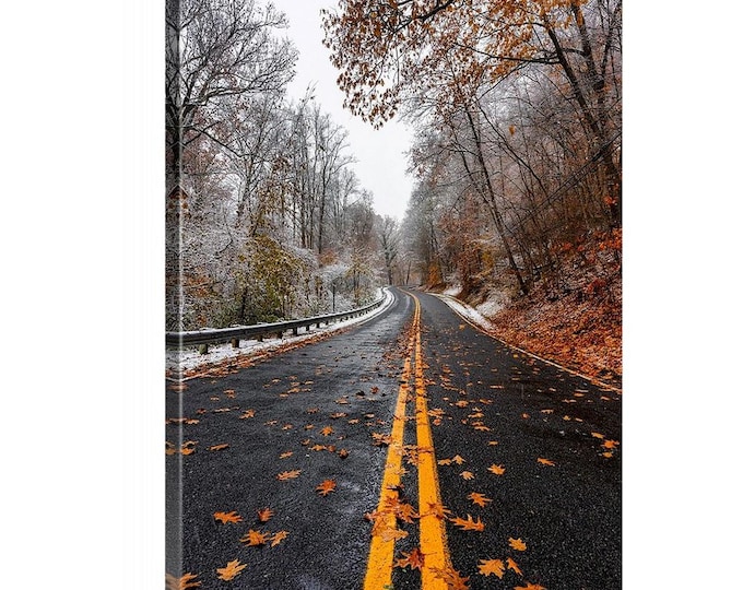 Clash of Seasons Canvas (Ready to Hang) - Cuyahoga Valley National Park
