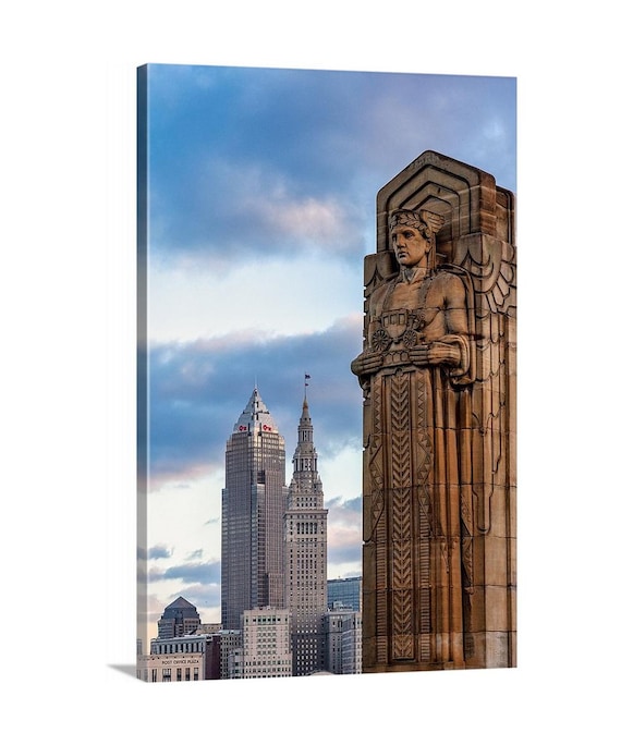 Guardian of Traffic (Ready to Hang Canvas) - Cleveland, OH
