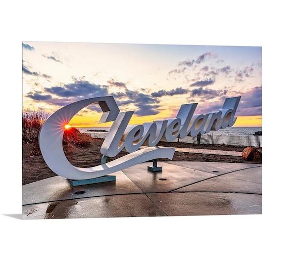 Cleveland Script Sign - Euclid Beach,