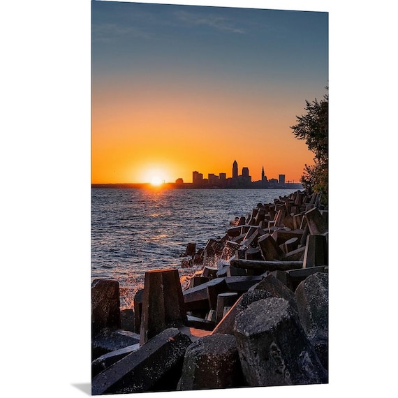 September Sunrise - Cleveland, OH | Lake Erie | Lakewood, Ohio | Sunset Photography | Wall Art | Landscape Photo | Wall Decor | Gift For Her