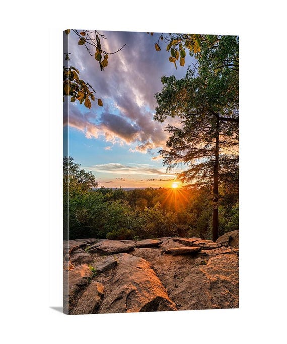 Cuyahoga Valley National Park Sunset Canvas - Ready to Hang | Ohio | Cleveland | Akron | Landscape Prints | Landscape Photography | NPS