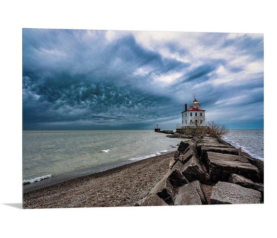 Mammatus clouds over Headlands Beach State Park - Ohio