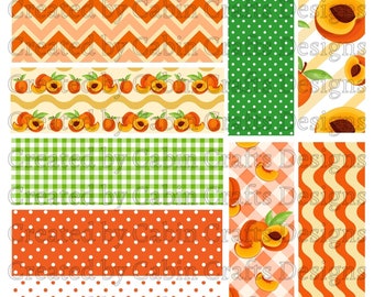Peach Mania Pen Wrap Bundle, Sommer Epoxy Pen Wrap Design, Waterslide Glitter Pen Wrap Design, sofortiger digitaler Download Dateien, PNG JPG