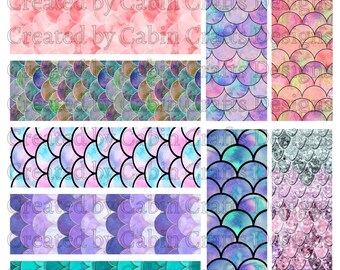 Mermaid Pen Wrap Bundle, Buntes Epoxy Pen Wrap Design, Wasserrutsche Glitzer Pen Wrap Design, Instant Digital Download Dateien, PNG JPG