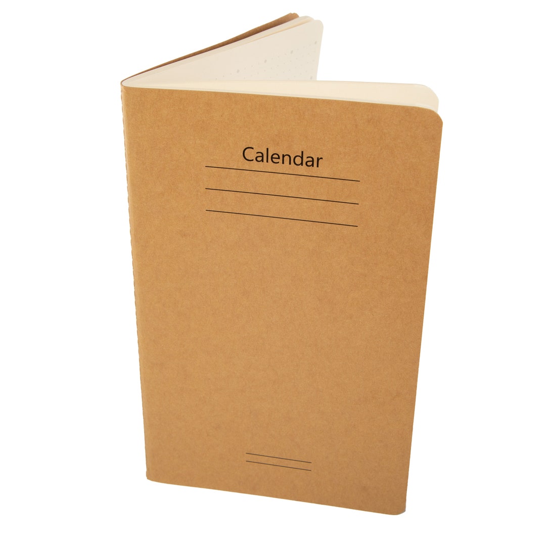 6 month calendar 104 pages planner 8 25x5 1 featuring etsy