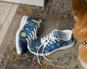 Starry Starry Night Van Gogh Inspired Women’s Print Leisure Shoes
