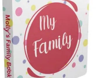 Custom Family Photo Book, New Baby Gift Not Guaranteed Before Christmas