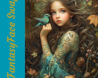 Fantasy Face Swap Nature Setting Very Artistic Portrait and Video