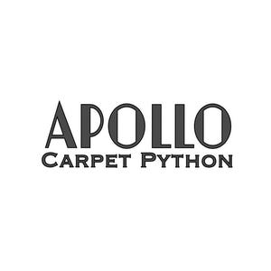 Teppich Python Vinyl Namen Aufkleber Individuell - Personalisierter Vinyl Aufkleber für Gehäuse - Art Deco Schriftart