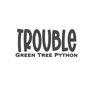 Green Tree Python Custom Vinyl Name Decal - Personalized Vinyl Sticker for Enclosure