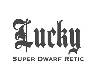 Adesivo de vinil personalizado com o nome "Píton-reticulada Super Anã" - Adesivo de vinil personalizado para recinto - Estilo de fonte Agincourt -