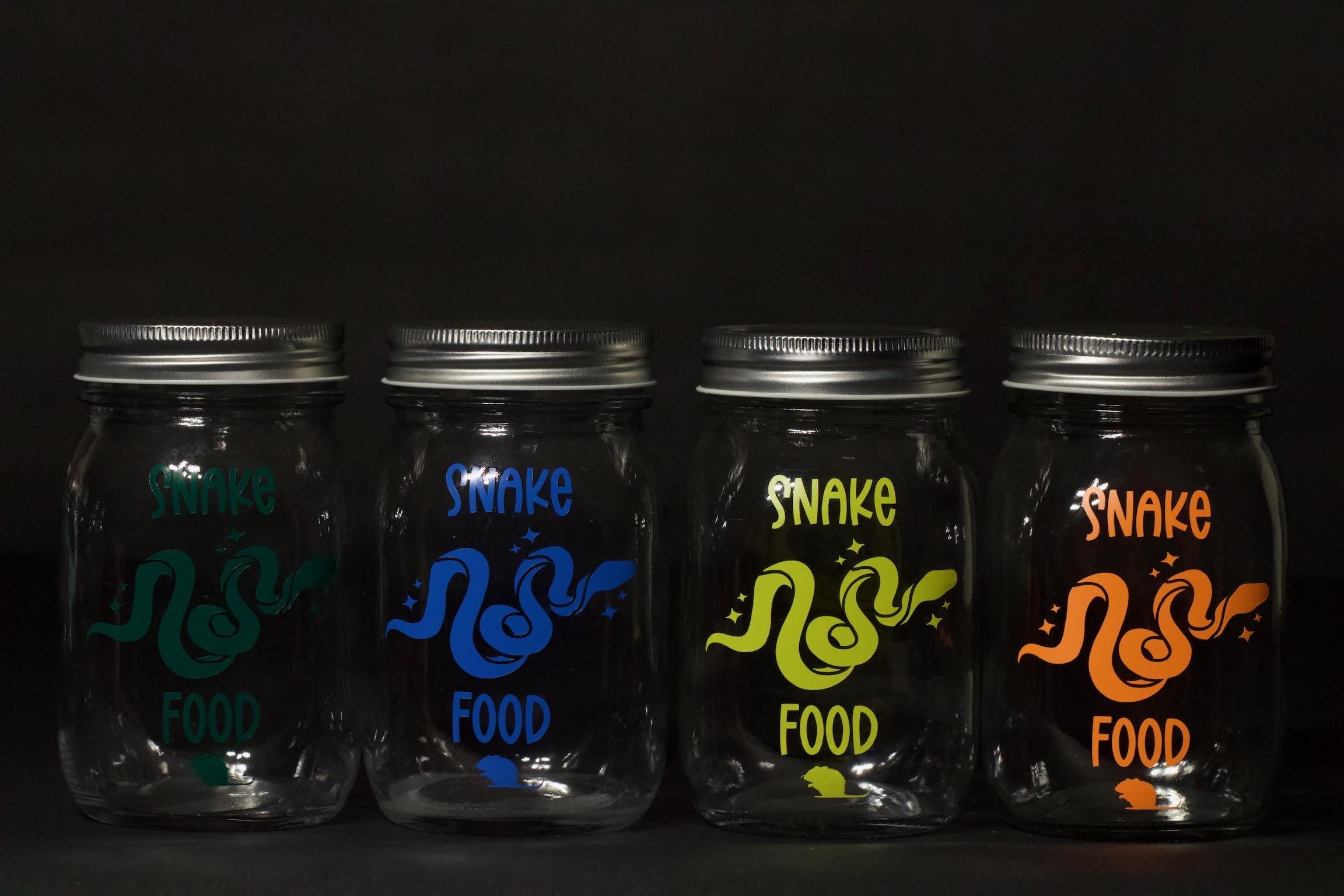Curated visual reference: Picture Idea: Snake Food Thawing Jar Glass Jar For Frozen Mice Solid