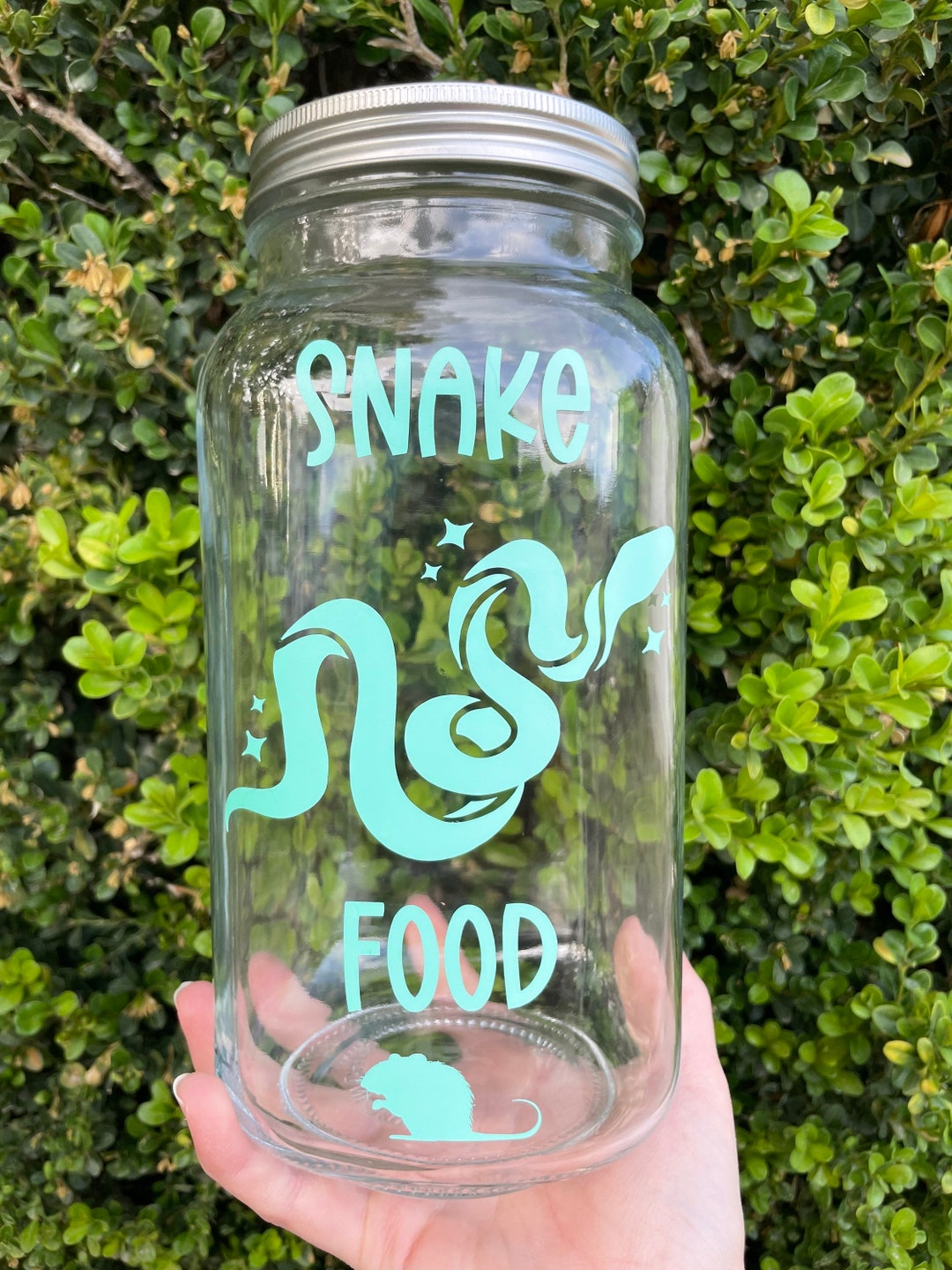 SOLID COLOR Snake Food Defrosting Jar Defrosting Mice Dethawing Jar