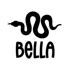 Snake Name Vinyl Decal - Customized Enclosure Decor