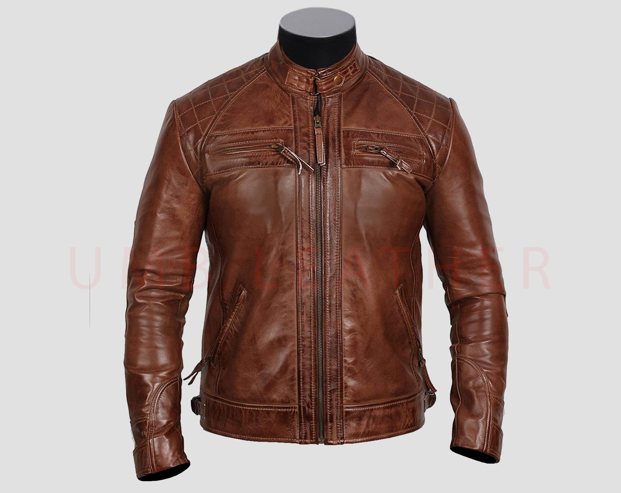 Gents leather coat sale