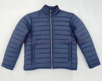 Patch Arr Down Puffer in blue