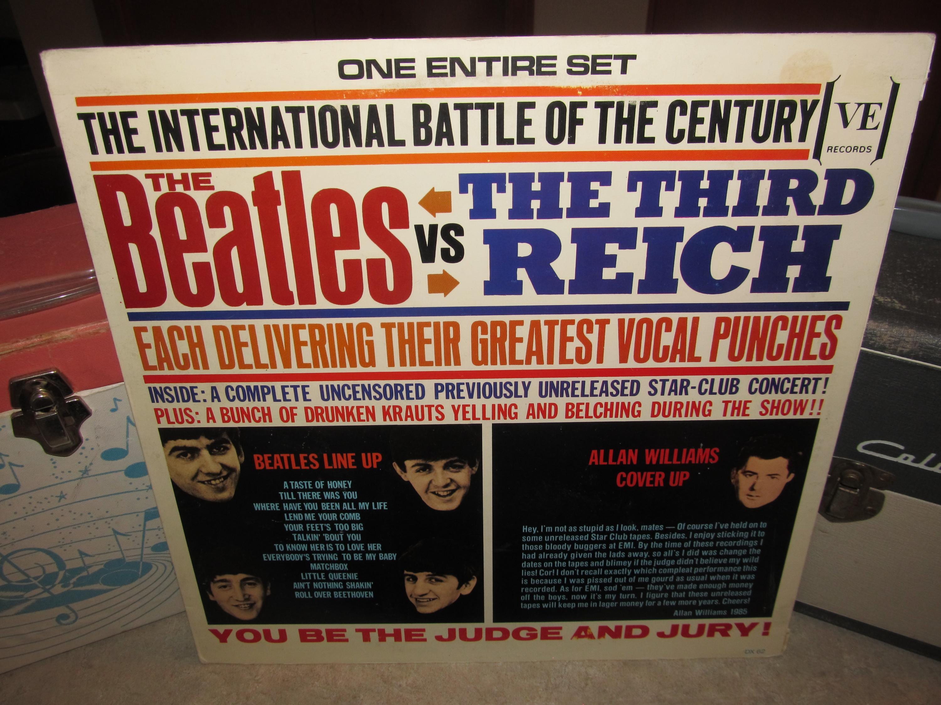 米CD Beatles Beatles Vs The Third Reich DX62 VE /00110 The Beatles - Rare Vinyl Lp - the Beatles Vs the Third Reich - NM