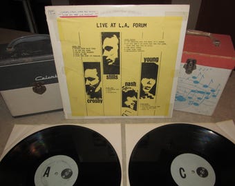 Crosby, Stills, Nash and Young - Sehr seltenes 2 LP Set - Live at LA Forum - Vinyl NM!